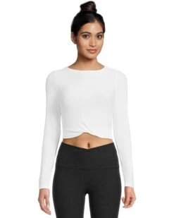Beyond Yoga Featherweight Center Stage Cropped Long Sleeve Pull Over | Shirts & Tops