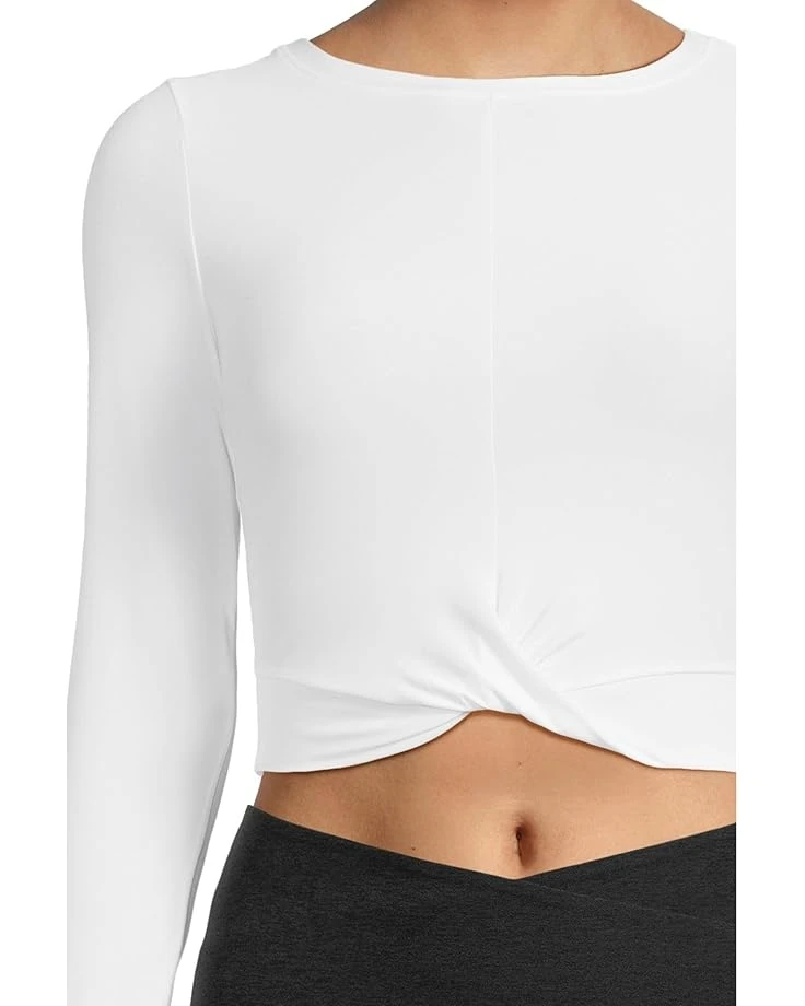 Beyond Yoga Featherweight Center Stage Cropped Long Sleeve Pull Over | Shirts & Tops - Image 4