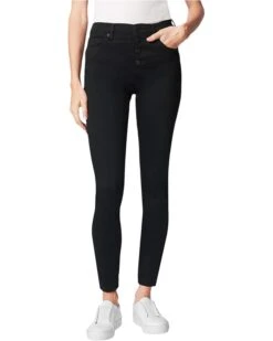 Blank NYC The Great Jones Hi-Rise Black Skinny in Night Mania | Jeans