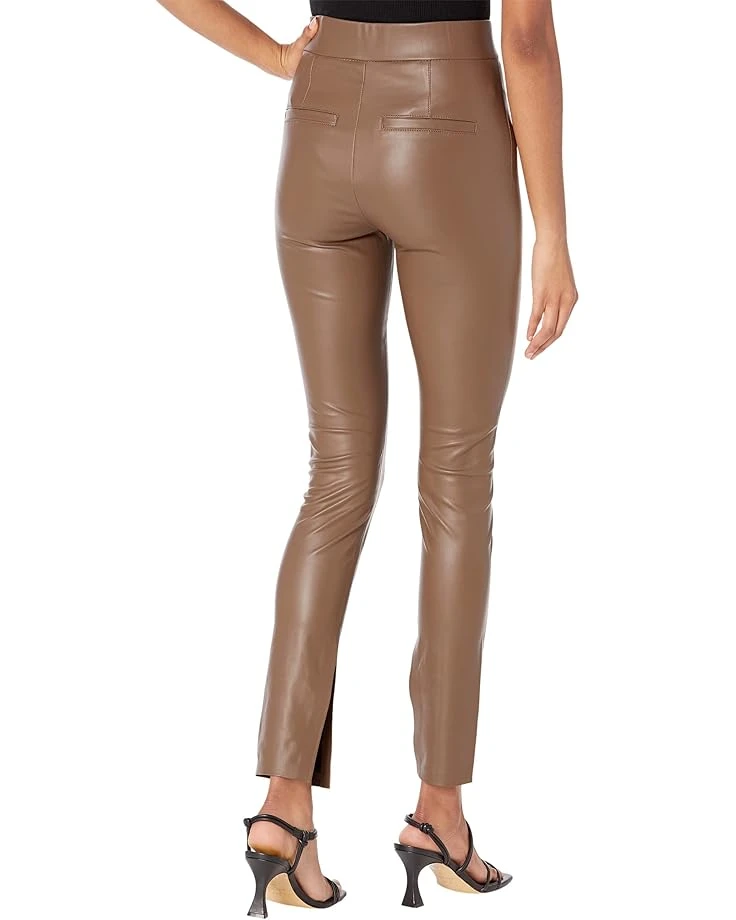 Blank NYC Leather Leggings with Slit in Love Much | Pants - Image 2