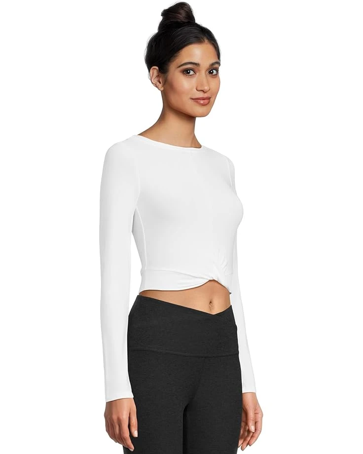 Beyond Yoga Featherweight Center Stage Cropped Long Sleeve Pull Over | Shirts & Tops - Image 2
