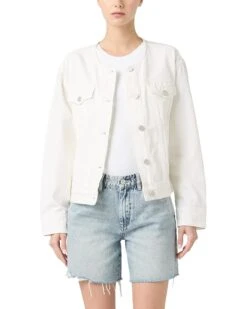 Blank NYC Head In The Clouds in White | Coats & Outerwear