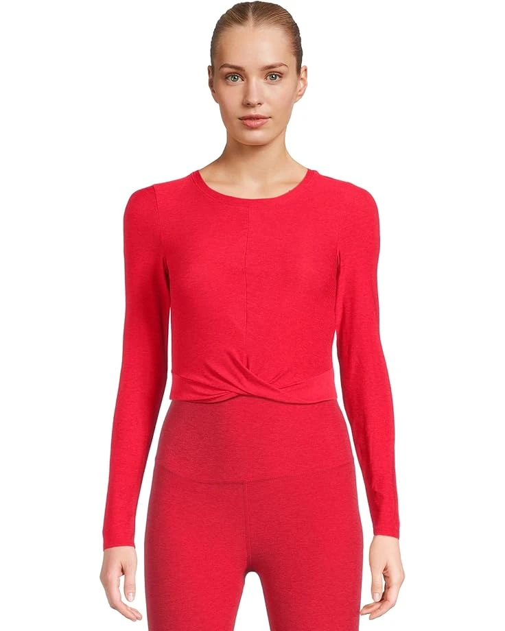 Beyond Yoga Featherweight Center Stage Cropped Long Sleeve Pull Over | Shirts & Tops - Image 7