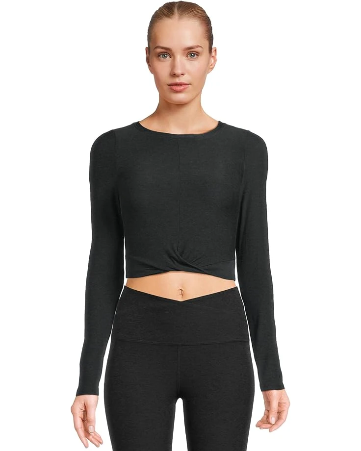 Beyond Yoga Featherweight Center Stage Cropped Long Sleeve Pull Over | Shirts & Tops - Image 6