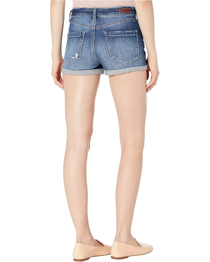 Blank NYC The Fulton High-Rise Denim Roll Up Shorts in Drastic Action - Image 3