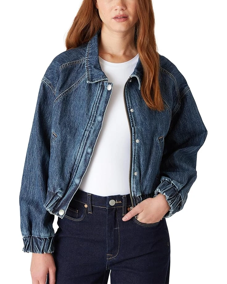 Blank NYC Denim Bomber Jacket | Coats & Outerwear - Image 4