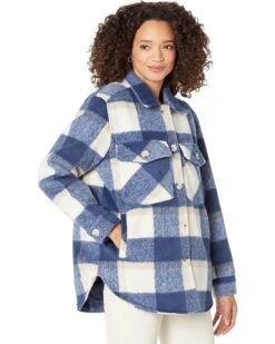Blank NYC Plaid Shirt Jacket in Keep Rolling | Coats & Outerwear