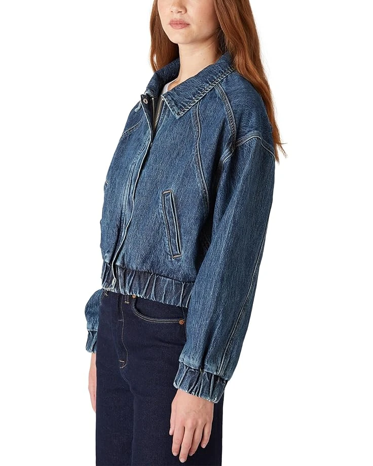 Blank NYC Denim Bomber Jacket | Coats & Outerwear - Image 3