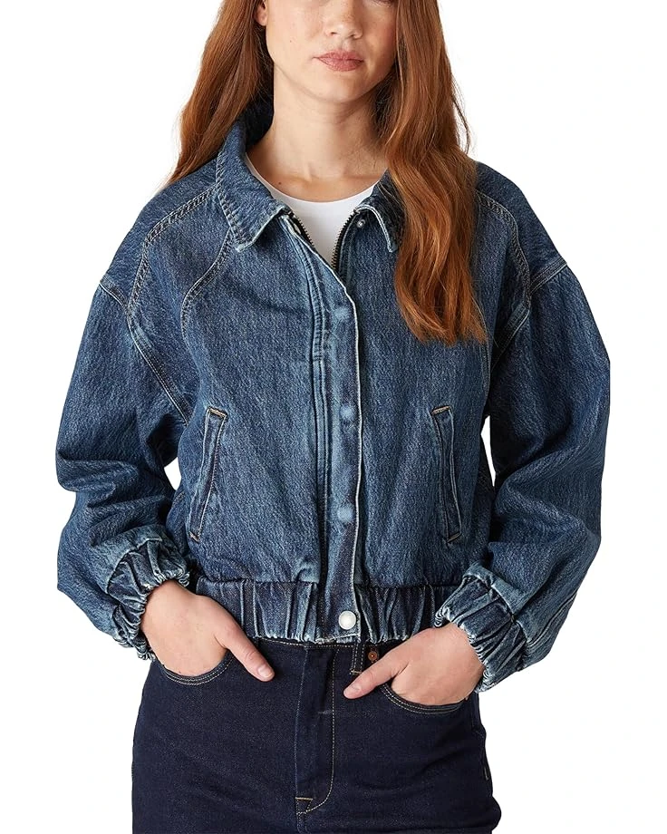 Blank NYC Denim Bomber Jacket | Coats & Outerwear